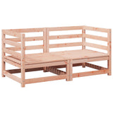 2 Piece Garden Sofa Set Solid Wood Douglas Fir