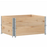 Garden Planter 80x60 cm Solid Wood Pine