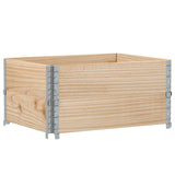 Garden Planter 80x60 cm Solid Wood Pine