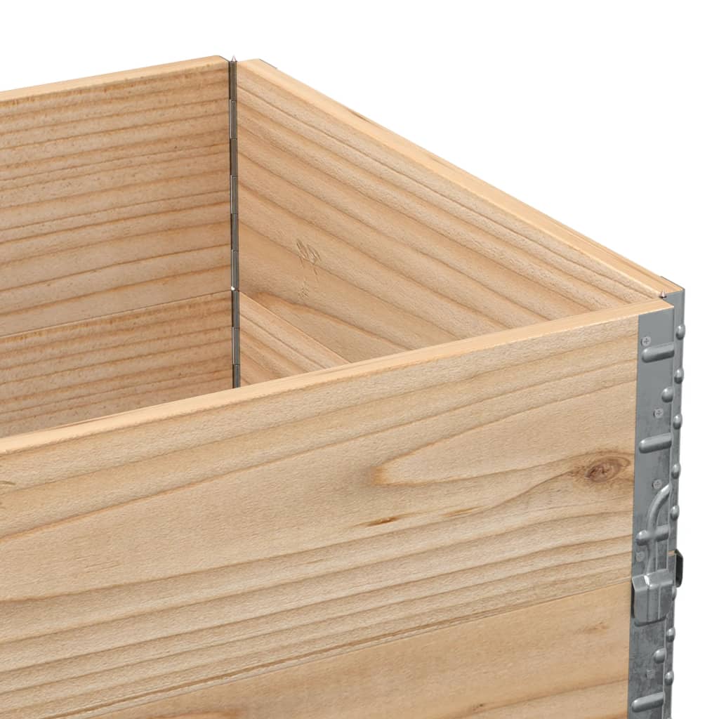 Garden Planter 80x60 cm Solid Wood Pine