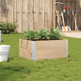 Garden Planter 80x60 cm Solid Wood Pine