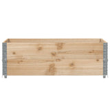 Garden Planter 120x80 cm Solid Wood Pine