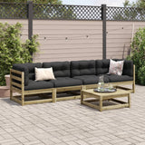 5 Piece Garden Sofa Set Impregnated Wood Pine