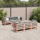 7 Piece Garden Sofa Set Solid Wood Douglas Fir