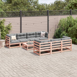 8 Piece Garden Sofa Set Solid Wood Douglas Fir