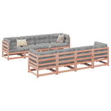 9 Piece Garden Sofa Set Solid Wood Douglas Fir