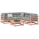 6 Piece Garden Sofa Set Solid Wood Douglas Fir