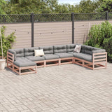 8 Piece Garden Sofa Set Solid Wood Douglas Fir