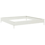 Garden Raised Bed White 100x100x18.5 cm Steel