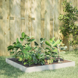 Garden Raised Bed White 100x100x18.5 cm Steel