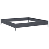 Garden Raised Bed Anthracite 100x100x18.5 cm Steel