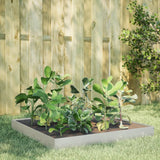 Garden Raised Bed 100x100x18.5 cm Stainless Steel