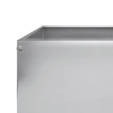 Garden Raised Bed 100x100x18.5 cm Galvanised Steel