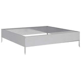 Garden Raised Bed 100x100x26 cm Galvanised Steel