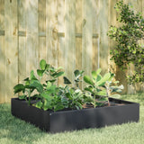 Garden Raised Bed Anthracite 100x100x33.5 cm Steel