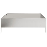 Garden Raised Bed 100x100x33.5 cm Stainless Steel