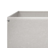 Garden Raised Bed 100x100x33.5 cm Stainless Steel