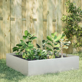 Garden Raised Bed 100x100x25 cm Stainless Steel