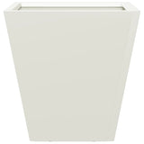 Garden Planter White 30x30x30 cm Steel