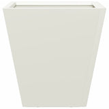 Garden Planter White 30x30x30 cm Steel