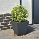 Garden Planter Anthracite 30x30x30 cm Steel