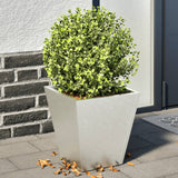 Garden Planters 30x30x30 cm 2 pcs Stainless Steel