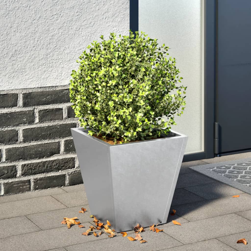 Garden Planter 30x30x30 cm Galvanised Steel