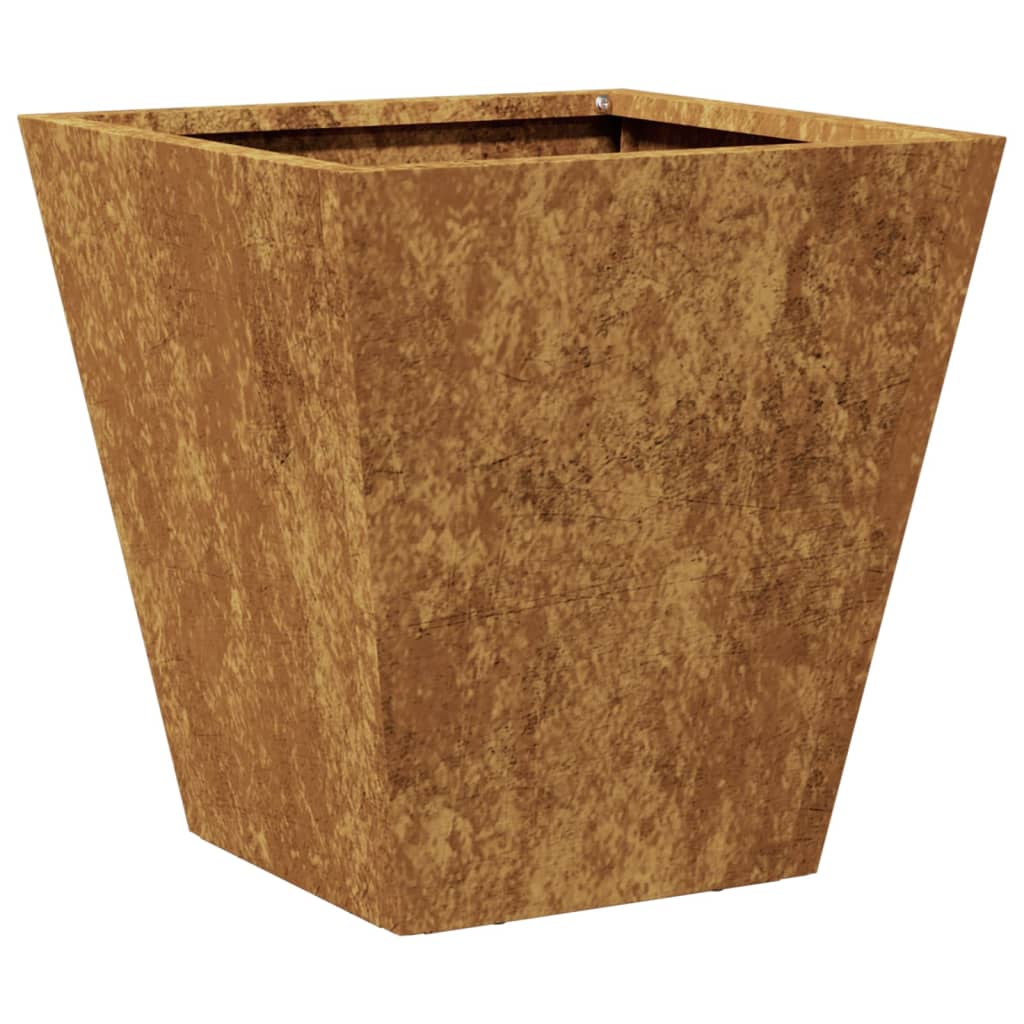 Garden Planters 2 pcs 30x30x30 cm Weathering Steel