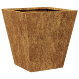 Garden Planters 2 pcs 30x30x30 cm Weathering Steel