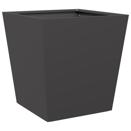 Garden Planter Black 40x40x40 cm Steel