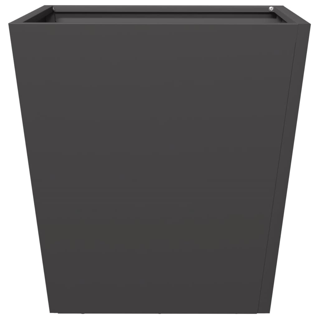 Garden Planter Black 40x40x40 cm Steel