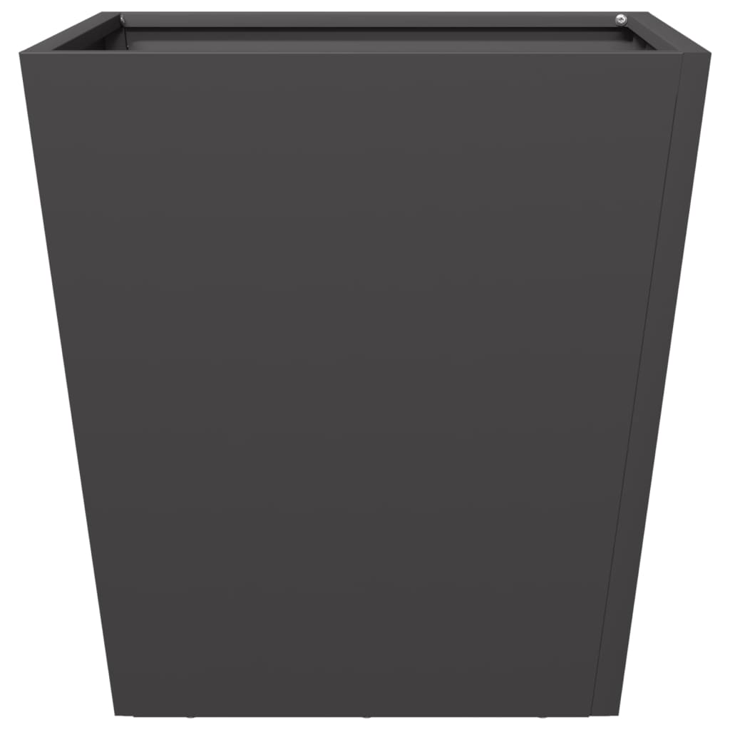 Garden Planter Black 40x40x40 cm Steel