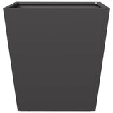 Garden Planters Black 2 pcs 40x40x40 cm Steel