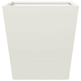 Garden Planter White 40x40x40 cm Steel