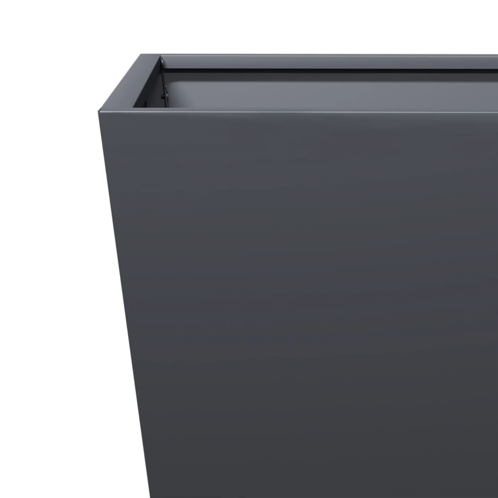 Garden Planter Anthracite 40x40x40 cm Steel