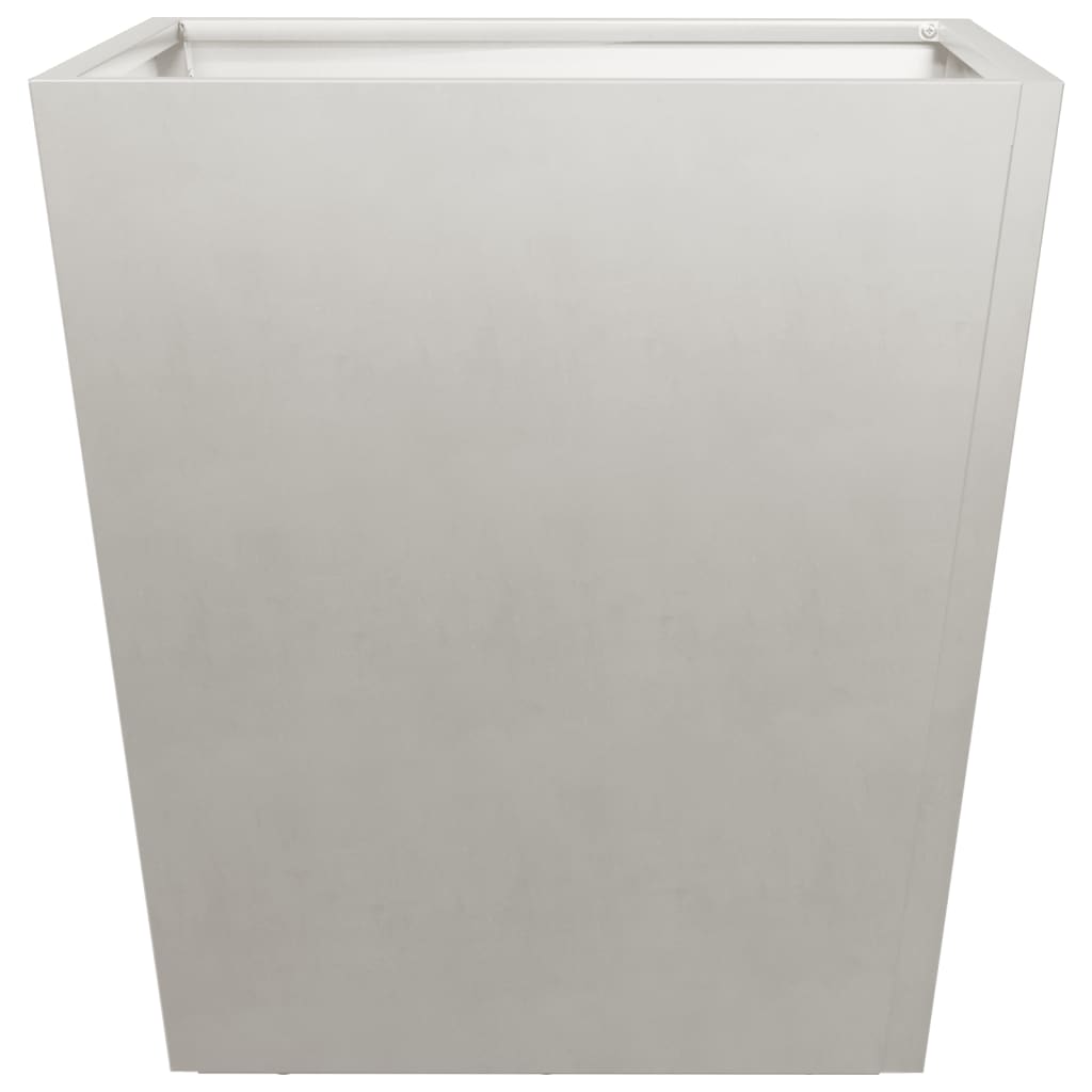 Garden Planters 40x40x40 cm 2 pcs Stainless Steel