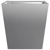 Garden Planter 40x40x40 cm Galvanised Steel