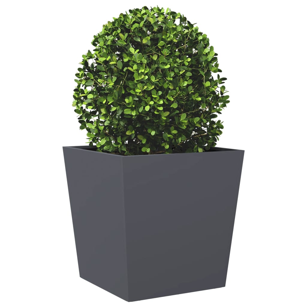 Garden Planter Anthracite 50x50x50 cm Steel