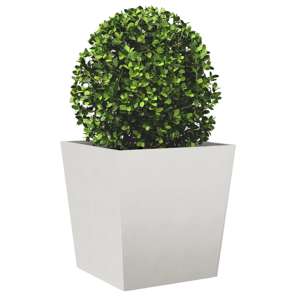 Garden Planters 50x50x50 cm 2 pcs Stainless Steel