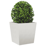 Garden Planters 50x50x50 cm 2 pcs Stainless Steel