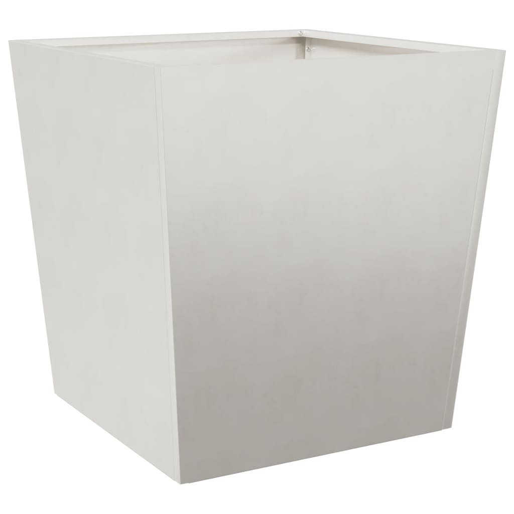 Garden Planters 50x50x50 cm 2 pcs Stainless Steel