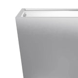 Garden Planter 50x50x50 cm Galvanised Steel