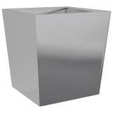 Garden Planters 50x50x50 cm 2 pcs Galvanised Steel