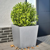 Garden Planters 50x50x50 cm 2 pcs Galvanised Steel