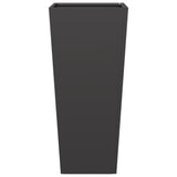 Garden Planter Black 35x35x75 cm Steel