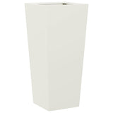 Garden Planter White 35x35x75 cm Steel