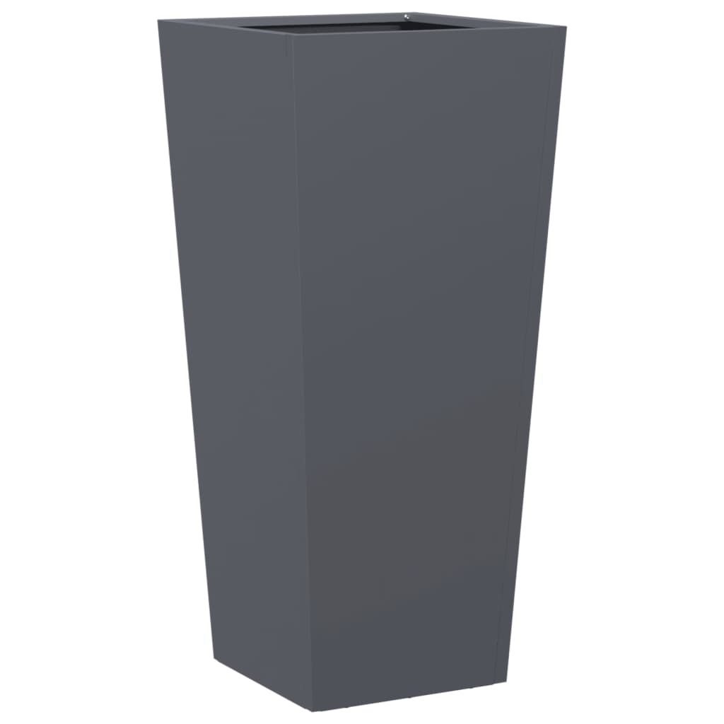 Garden Planter Anthracite 35x35x75 cm Steel