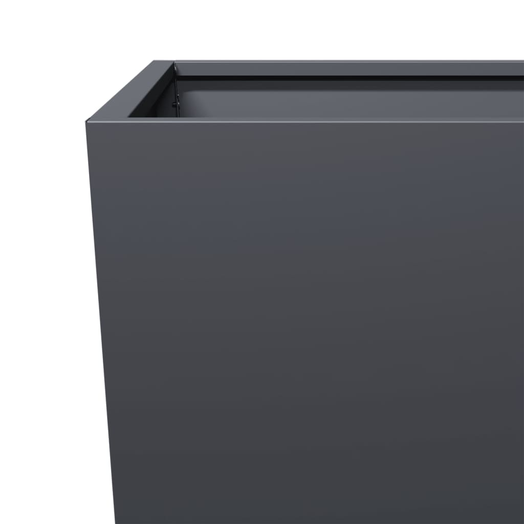 Garden Planter Anthracite 35x35x75 cm Steel