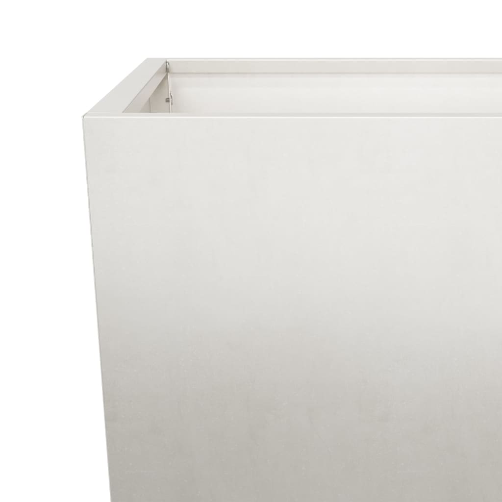 Garden Planter 35x35x75 cm Stainless Steel