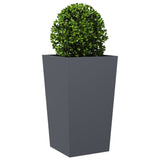 Garden Planter Anthracite 45x45x75 cm Steel